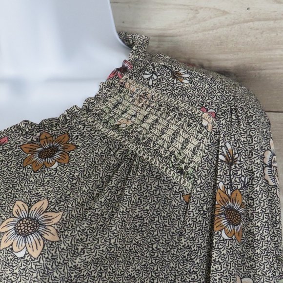 Style & Co.* Women's Long Sleeve Ruffled Boat Neck Keyhole Tassel Blouse~Size PL - Picture 12 of 12